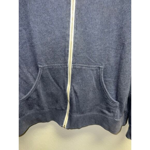 Vintage Bing Hoodie Microsoft Computer Internet Promotional Blue Zip Up XL - Picture 5 of 11